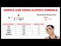 Sample Size Calculation Concepts
