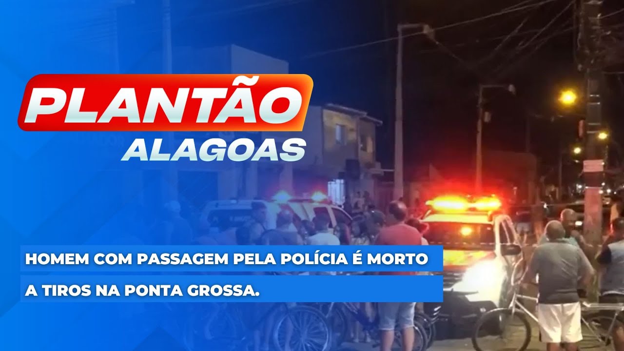 Homem com passagem pela pol&iacute;cia &eacute; morto a tiros na Ponta Grossa.