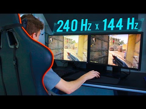 Monitor 240Hz vs Monitor 144Hz  | QUEM PERCEBE A DIFERENÇA?