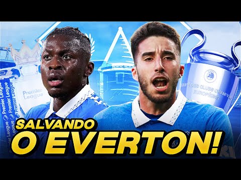 EU TRANSFORMEI POR COMPLETO O EVERTON ... no EA FC 24