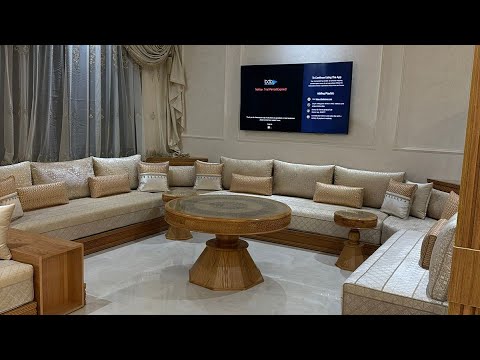 صالون مغربي بثوب الغرزة |الحاج فرحان بصالوناتو، شوفو تصريح ديالو فانستغرام|Salon marocain 2025