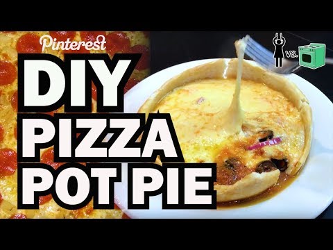 DIY Pizza Pot Pie, Corinne VS Cooking #13