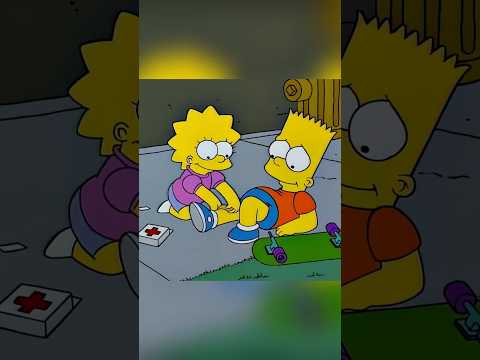 Bart and Lisa's Hockey Game 🥹 | #thesimpsons #simpsons #shorts #funny #cartoon #bartsimpson #fyp