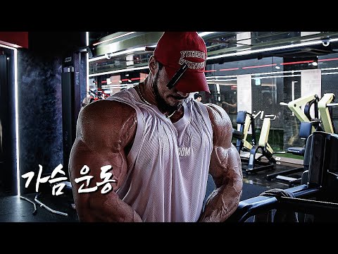 올림피아 5주 전 가슴&삼두 박살 루틴🔥[워크 아웃]