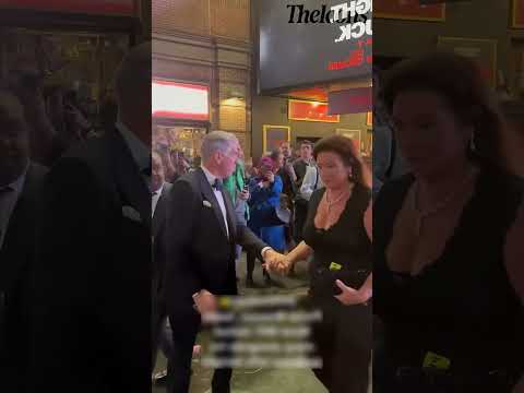 Pierce Brosnan Helping His Wife Keely Shaye Walk To A Movie Festival🎥 #piercebrosnan