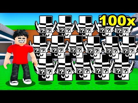 I Opened 100 Yin Yang Lucky Blocks in Steal A Brainrot