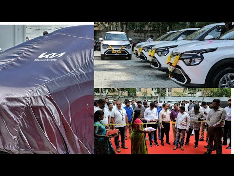 Taking Delivery of 25 Kia Carens | Special Event | Exterior, Interior & Driving Video