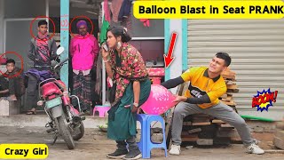 Balloon Blast in Seat Prank video | Popping Balloon With Reaction Funny Prank Videos - Comical TV