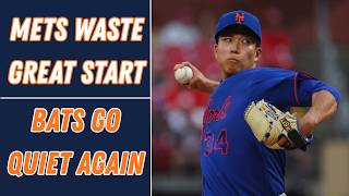Mets Waste a Good Senga Start: Bats Go Cold Again. Game Three a Must Win?