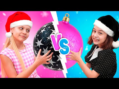 Eva and Black vs Pink Christmas stories for kids