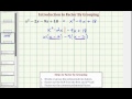 Factoring Polynomials and Expressions