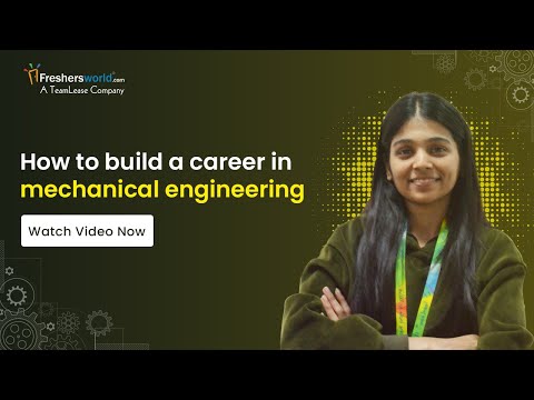 How To Build A Career in Mechanical Engineering | Btech/ Mtech/Diploma Mechanical Engineering