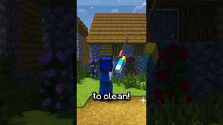 Minecraft, But you have to CLEAN the WORLD...
