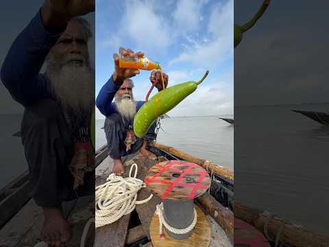 Tempting Gourd Bait for Giant Fish Catching in River -2 #fishing #fishinglife