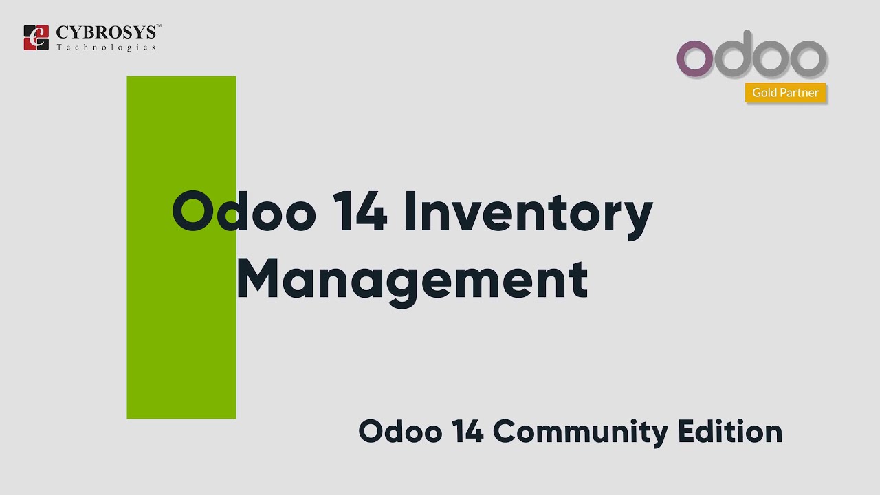 Odoo 14 Inventory Management | Odoo Community | Odoo ERP Inventory Basics | 3/6/2021

Odoo inventory management is a resourceful module that can be utilized by any business organization irrespective of its size.
