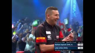Darts   Luke Littler v Nathan Aspinal  9 Darter in Bahrain