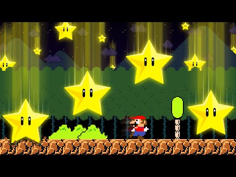 Super Mario Bros., but It's Raining Super Stars...
