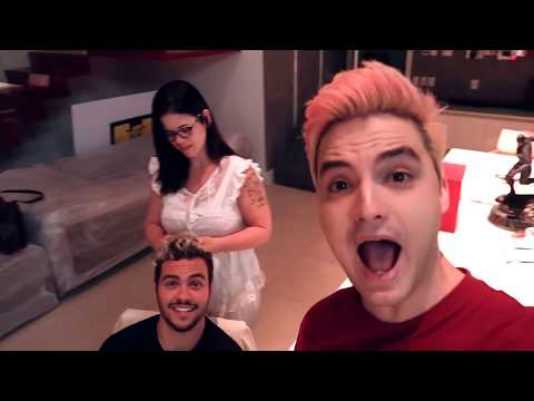 PINTAMOS O CABELO E VEJA COMO FICOU !!