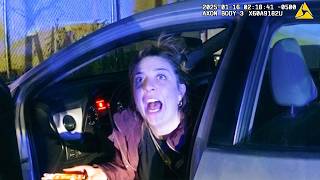 Gen-Z Woman Screams For Mom During DUI Stop