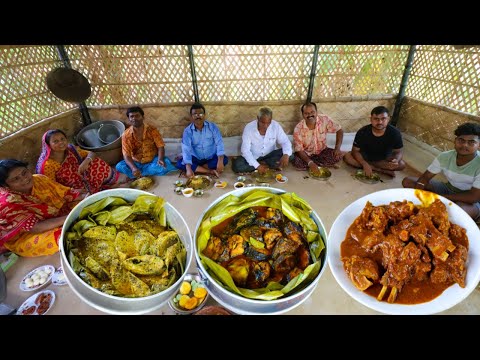 জামাইষষ্ঠীর খাওয়া দাওয়া | দেশি মাগুর ,খাসির ঝোল তার সাথে পদ্মার ইলিশ |