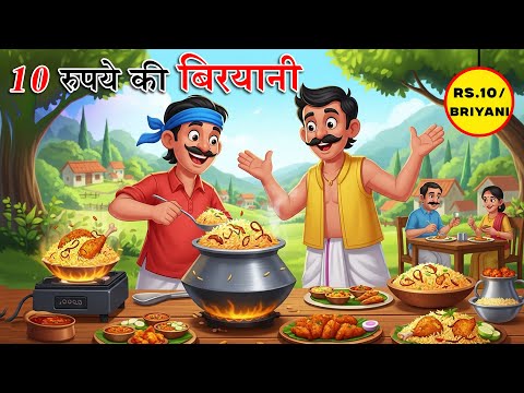 10 रुपये की बिरयानी | 10 RUPAY KI BIRYANI | HINDI KAHANIYA | HINDI STORIES