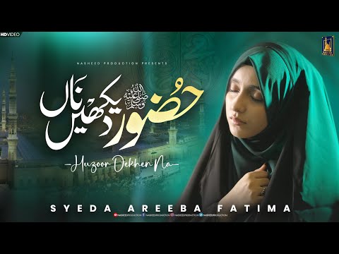 Heart Touching Kalam - Huzoor Dekhen Na - Syeda Areeba Fatima - Original By Zohaib Ashrafi