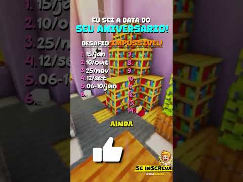 SE EU ACERTAR O SEU ANIVERSÁRIO, VOCÊ ESTÁ FORA! EDIÇÃO SEM PIEDADE! #shorts