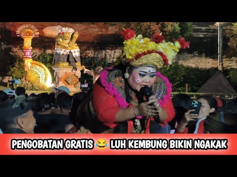 PENGOBATAN GRATIS 😂 LUH KEMBUNG BIKIN NGAKAK DI TAMAN AYUN MENGWI