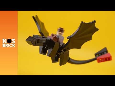 LEGO Mini Toothless - How To Train Your Dragon (Tutorial)