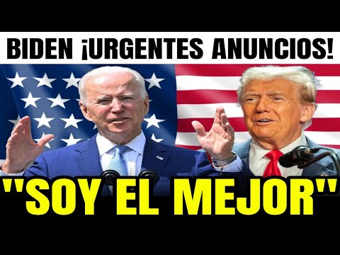 ¡ÚLTIMA HORA! de EEUU, El Presidente Joe BIDEN hace IMPORTANTES ANUNCIOS menciona a Donald TRUMP