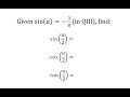 Trigonometric Functions and Identities