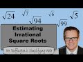Estimating Square Roots on Number Line