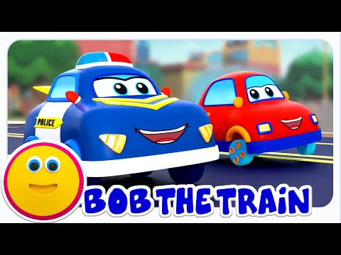 Wheels On The Police Car + Vehicle Songs and Nursery Rhymes for Kids