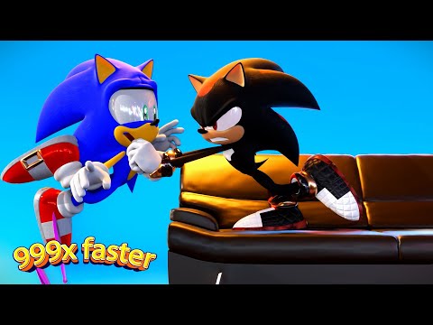 Sonic Destroy Shadow #funnyshorts #sonic #pomni #catnap