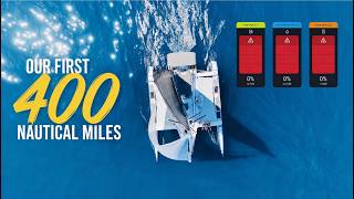 Running on Empty - We Sail into Montenegro (New Dragonfly Trimaran)