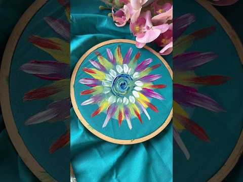 Simple #wetonwet #fabricpainting #easypainting #kaviartstudio #shortsviral #trendingart