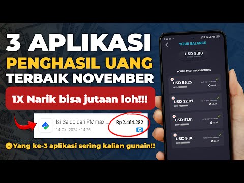 3 Aplikasi Penghasil Uang Terbaik November 2024 - Cara Dapat Uang Dari Internet