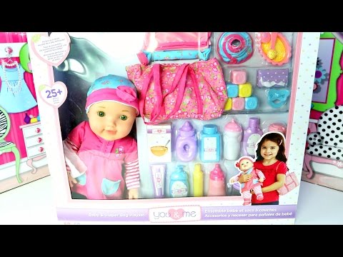 Muñeca You & Me Camila con 25 Accessorios para Bebé|Mundo de Juguetes