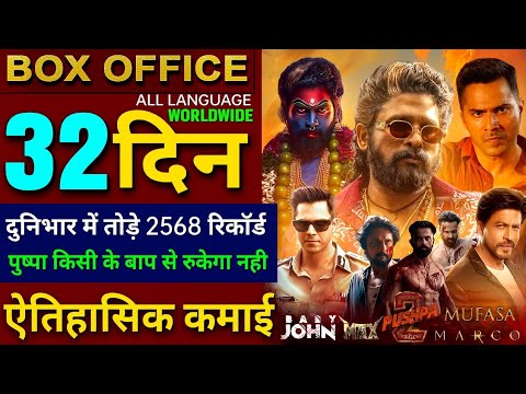 Pushpa 2 Box Office Collection, Allu Arjun, Baby John, Varun Dhawan, Max Movie, Baby John collection