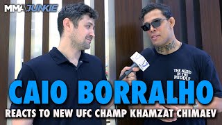 Caio Borralho reacts to 'boring' Khamzat Chimaev UFC 319 title win: 'I have an advantage'