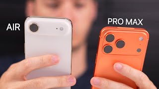 iPhone Air vs iPhone 17 Pro Max After 5 Days - This is a FIRST!