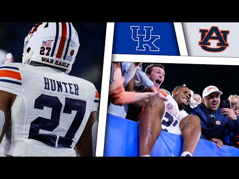 Auburn Football Defeats UK Behind Historic Performance from Jarquez Hunter