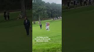 Jon Rahm BMW Championship 7th hole at Wentworth West