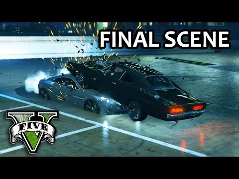 GTA V - Fast and Furious 7 Final Battle Scene [Dom vs Shaw]