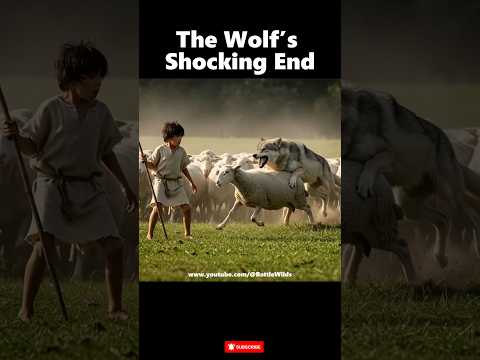Wolf Attacks Sheep‼️Border Collies Strike Back – Shocking End for the Wolf #wolf #sheep