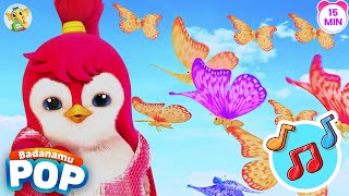 Badanamu fly fly butterfly - Summer Fun Compilation | Badanamu Nursery Rhymes| Kids dance and play