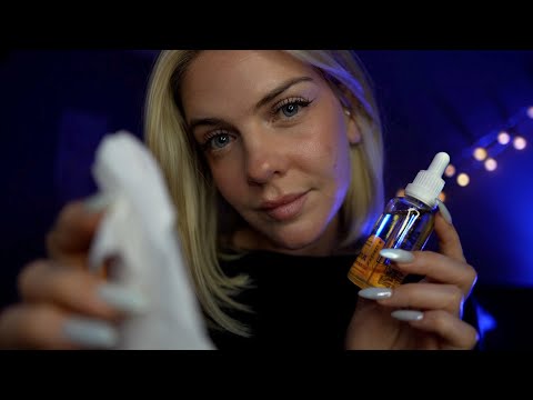 ASMR | je m’occupe de toi pendant que tu dors 😴 (soin du visage, pinceau, peigne…)