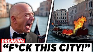 Jeff Bezos LOSES IT After Protesters RUIN His $50 MILLION Wedding