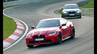 M2 (F87) First Nürburgring session of 2021; 8min BTG chasing G82 BMW M4
