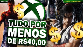 TOP OFERTAS! MUITOS JOGOS INCRÍVEIS quase DE GRAÇA no XBOX!